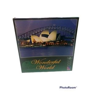 Wonderful World Sydney Opera House 1000 Piece Puzzle SURE-LOX Australia New 2008